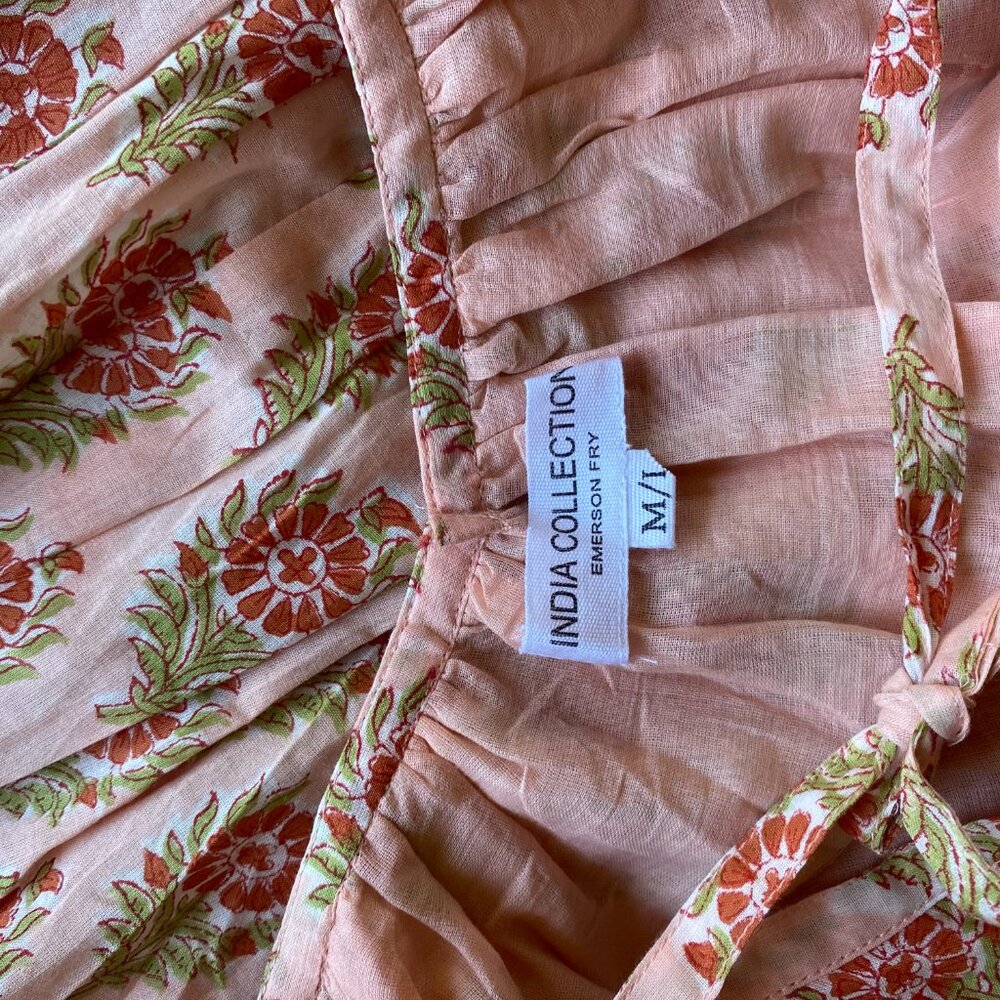 Emerson Fry Pink Printed Tie-Shoulder Sundress - Picture 4 of 4